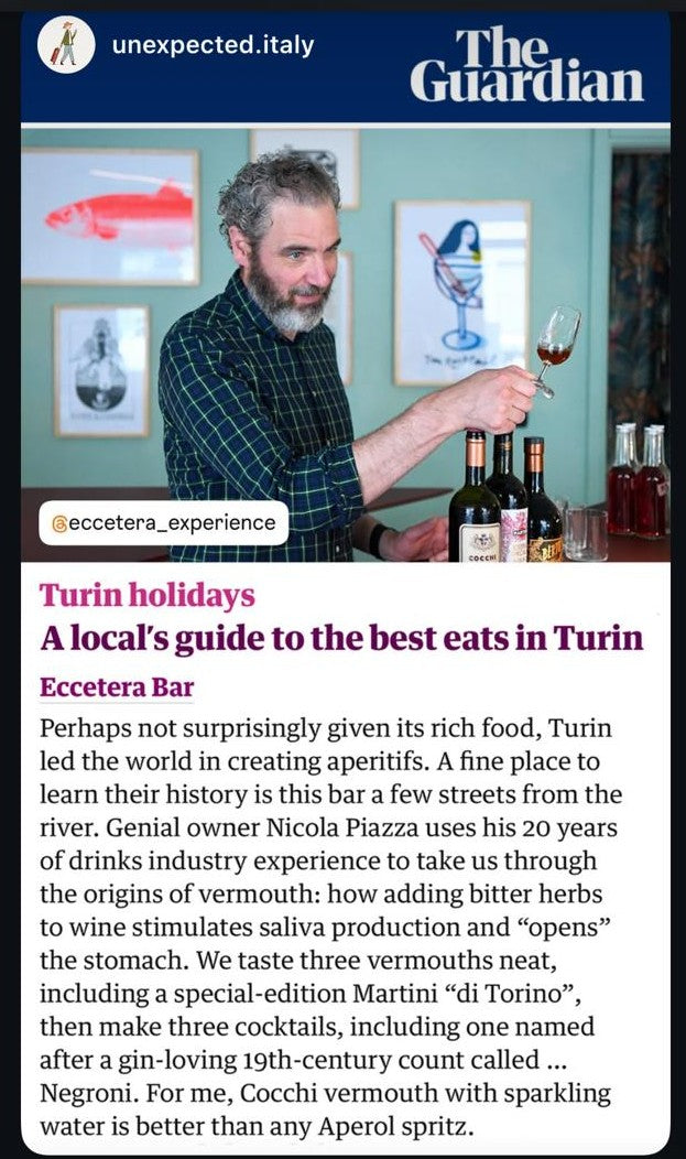 Il Guardian parla di noi (e del vermouth)