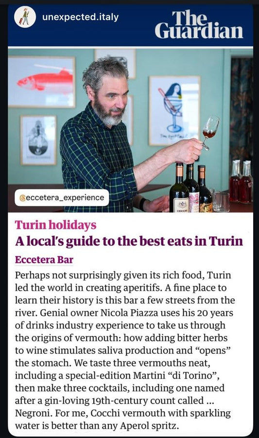 Il Guardian parla di noi (e del vermouth)